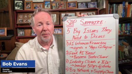 SAP Sapphire: 5 Big Issues They Need to Discuss